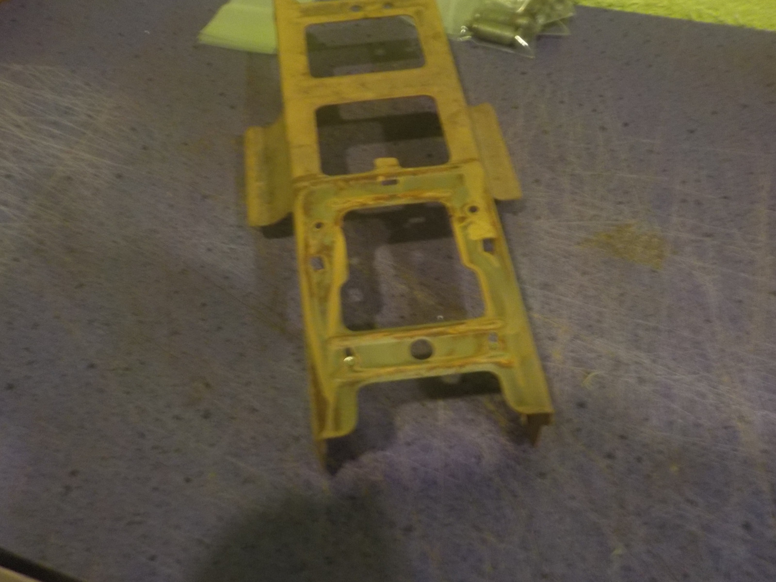 tonka ford truck dumper farm semi chassis 1958-59 cream color for parts