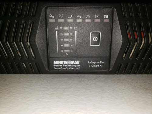 Minuteman E1500RM2U 1200w UPS No Battery
