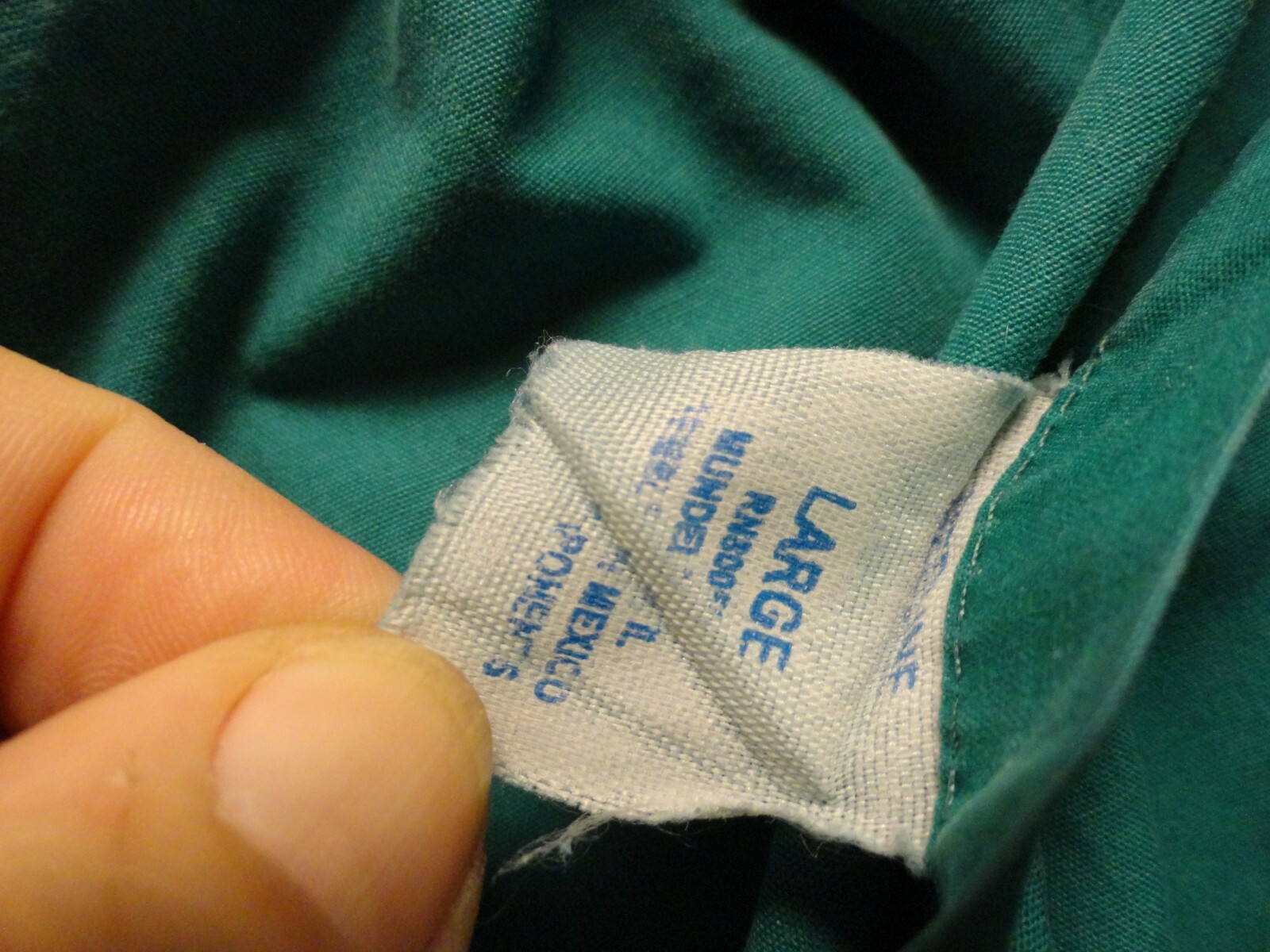 US Military Surplus Hospital Surgical Medical Scrubs Green L Reversible Bottom