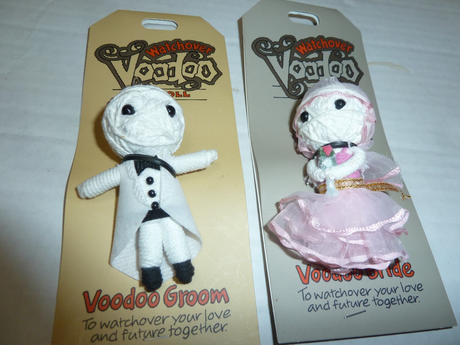 Watchover Voodoo Doll lot String Doll Bride and Groom