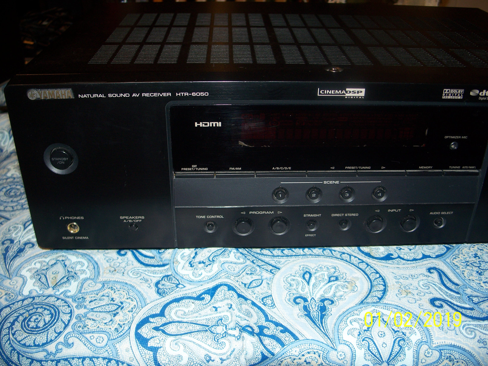 YAMAHA HTR-6050 5.1-Channel Digital Surround Home Theatre Receiver FM/AM Tuner