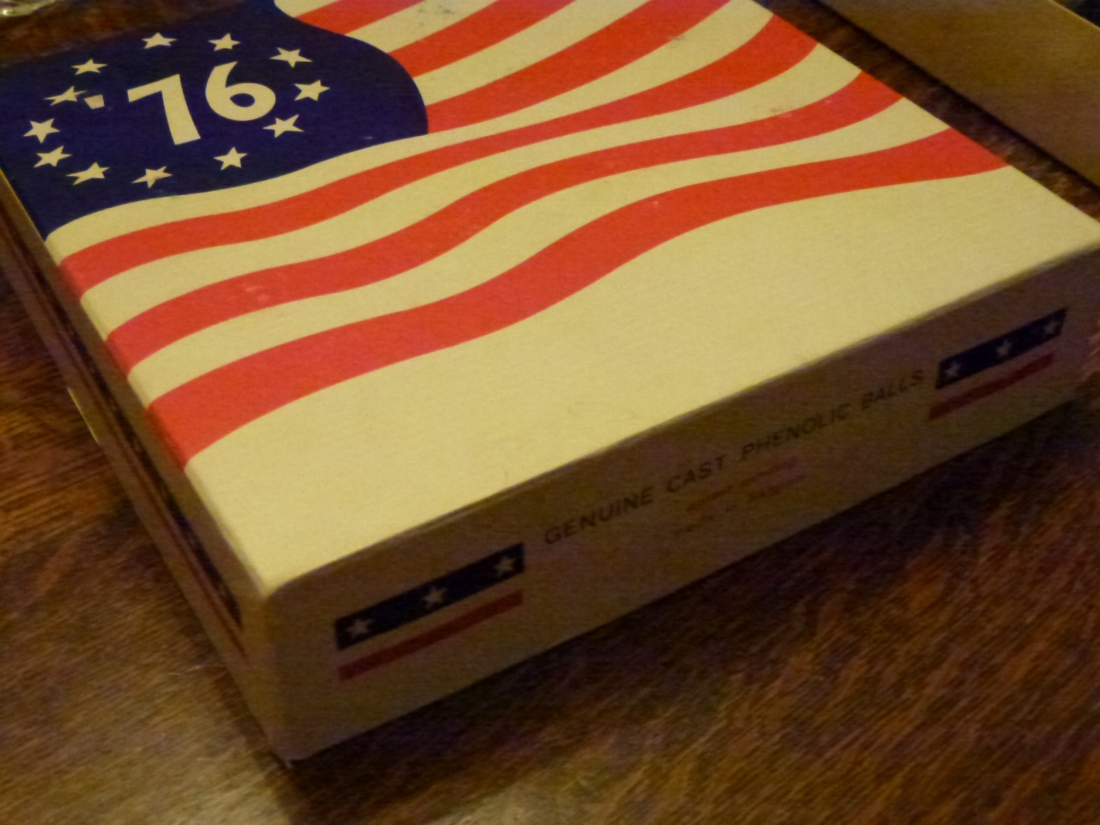 1976 Bicentennial pool ball set cast phenolic made in Belgium vintage balls