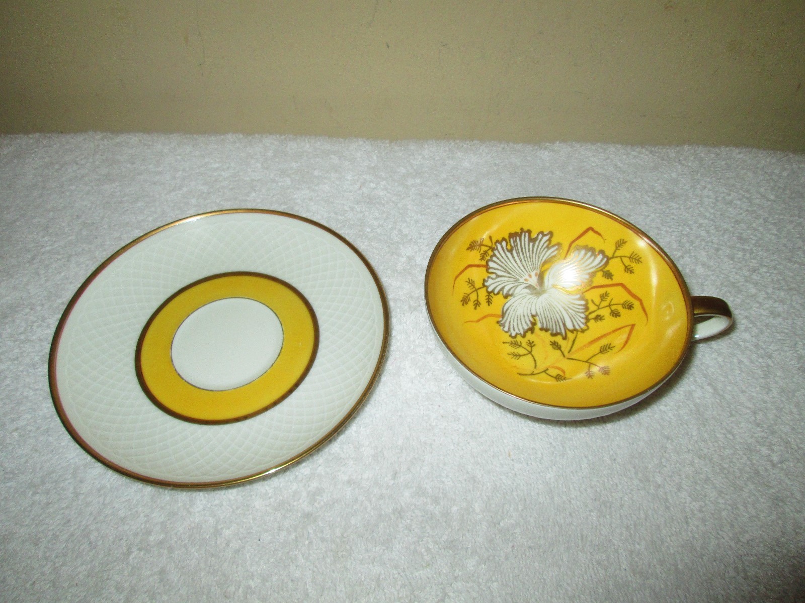 BEAUTIFUL VINTAGE ROYAL HEIDELBERG CUP & SAUCER SET WINTERLING BAVARIA PORCELAIN
