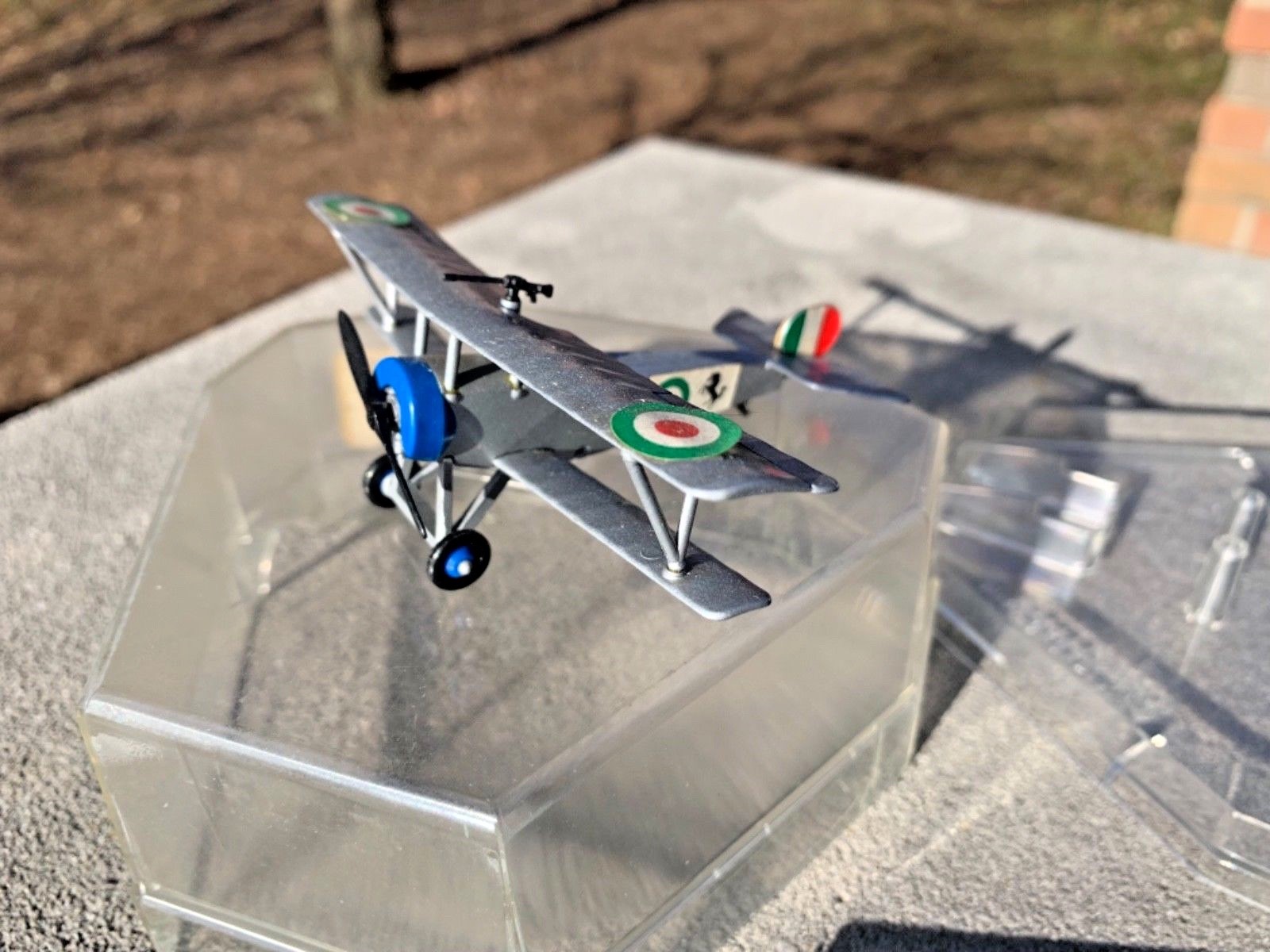 Diecast Plane EDISON AIR LINE H.F. Macchi Nieuport 11 “Bebe” WW 1 Fighter Plane