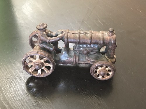 Vintage Cast Iron Tractor