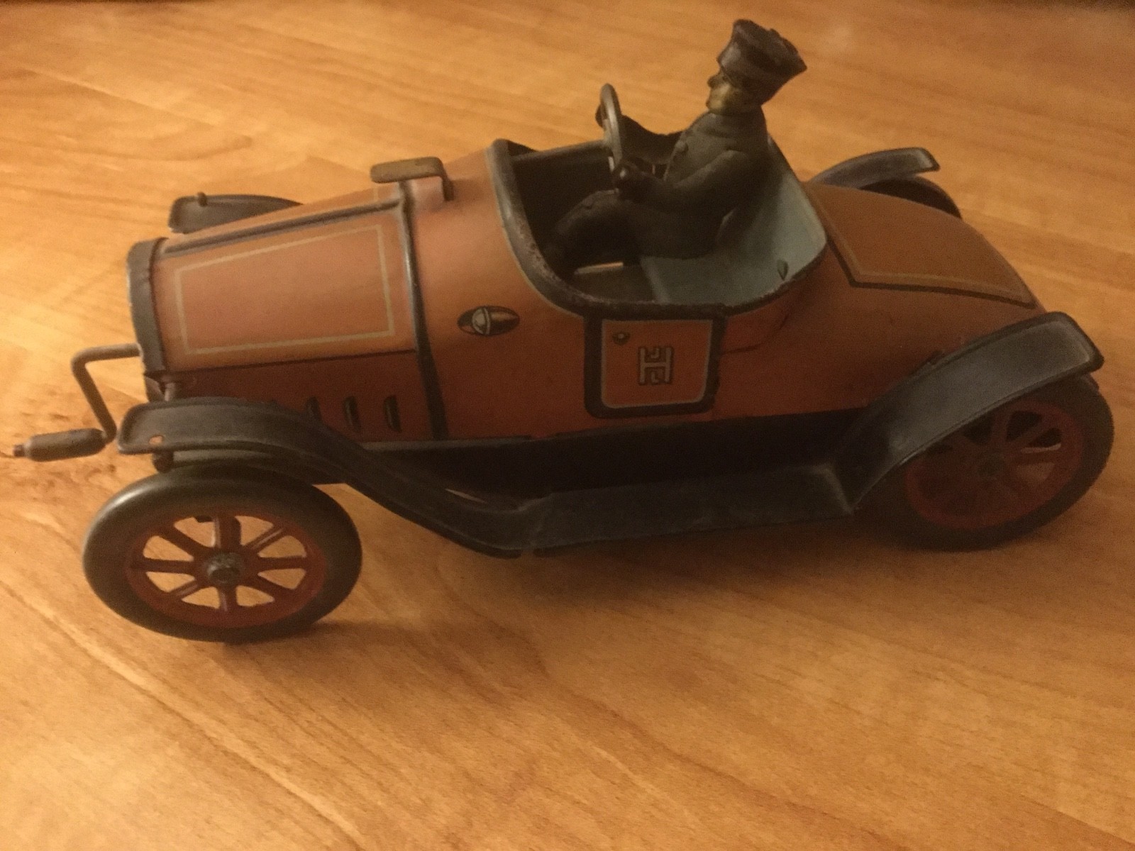 Hessmobil Tin Toy German Car 2-Door Coupe Model JLH