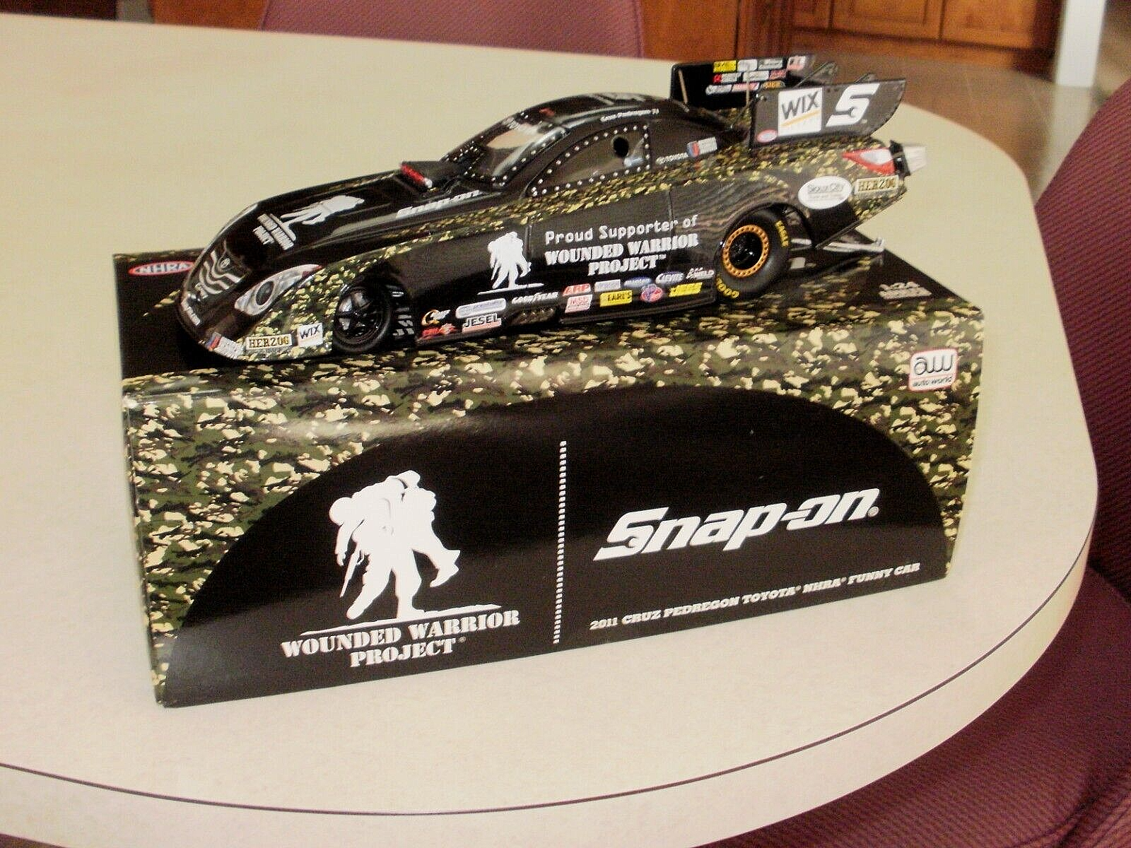 Snap-on◇NHRA/ 1/24 /CRUZ PEDREGON/ファニーカー/ミニカー/ブラック