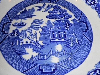 Allentown Blue Willow Soup  Bowl 8