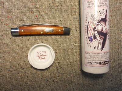 Great Eastern Cutlery Tidioute #13 Whip Knife  beautiful Cocobolo Wood new
