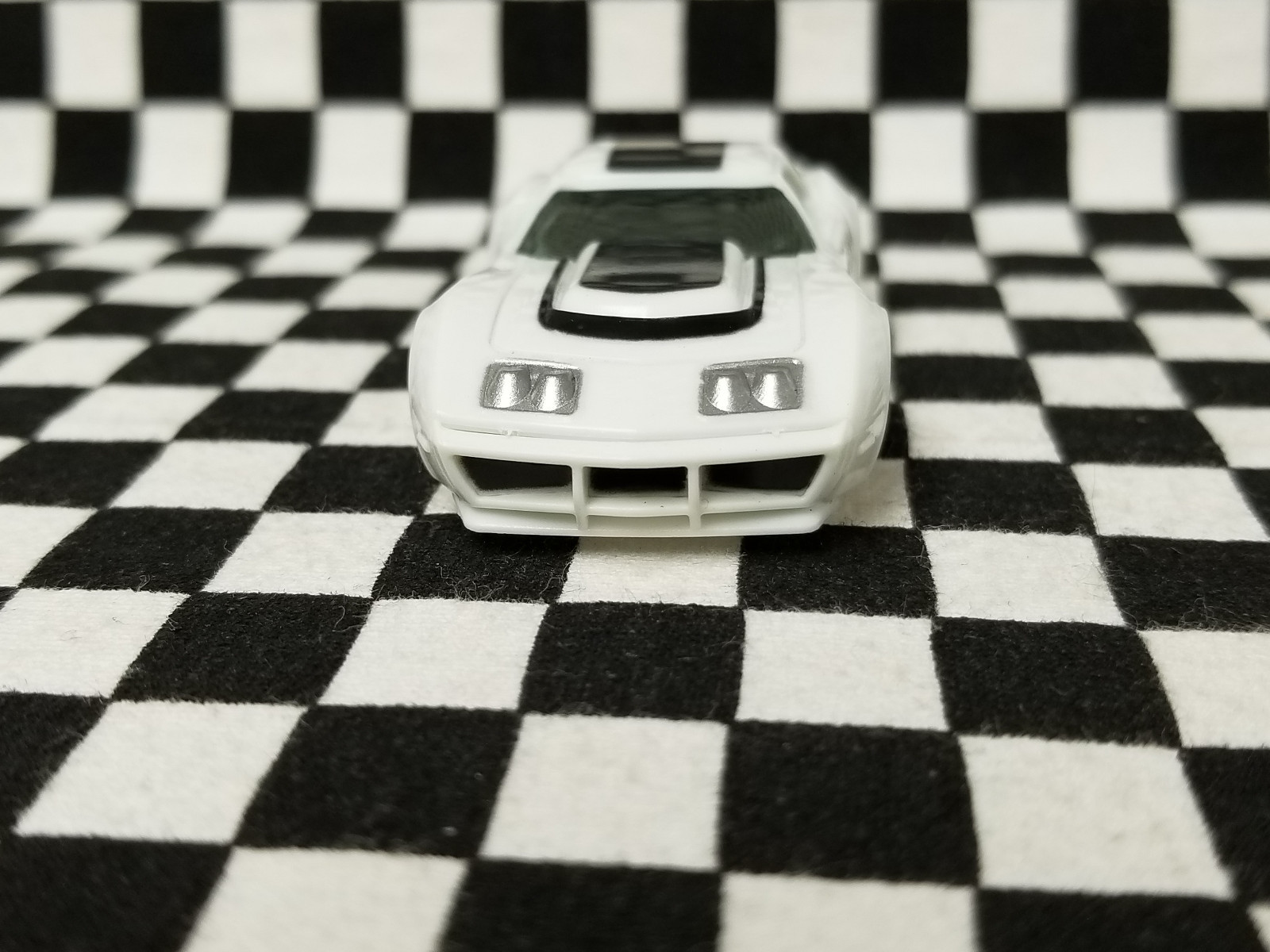 White & Black AF Xtras A/P A Production Corvette - AFX, TOMY, Auto World