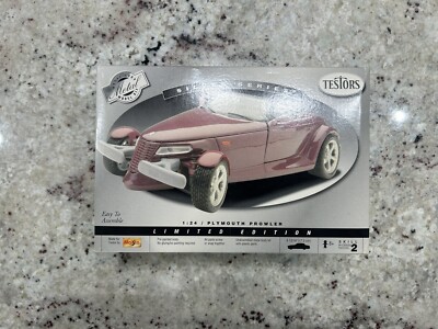 Testors Plymouth Prowler Die Cast Model Car Kit Silver Series Please Read