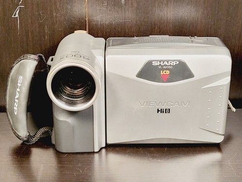 SHARP Video8 VIEWCAM VL-EL300 ① Sharp VL-E30 Viewcam video8 (video8) – Van Eck Video Services