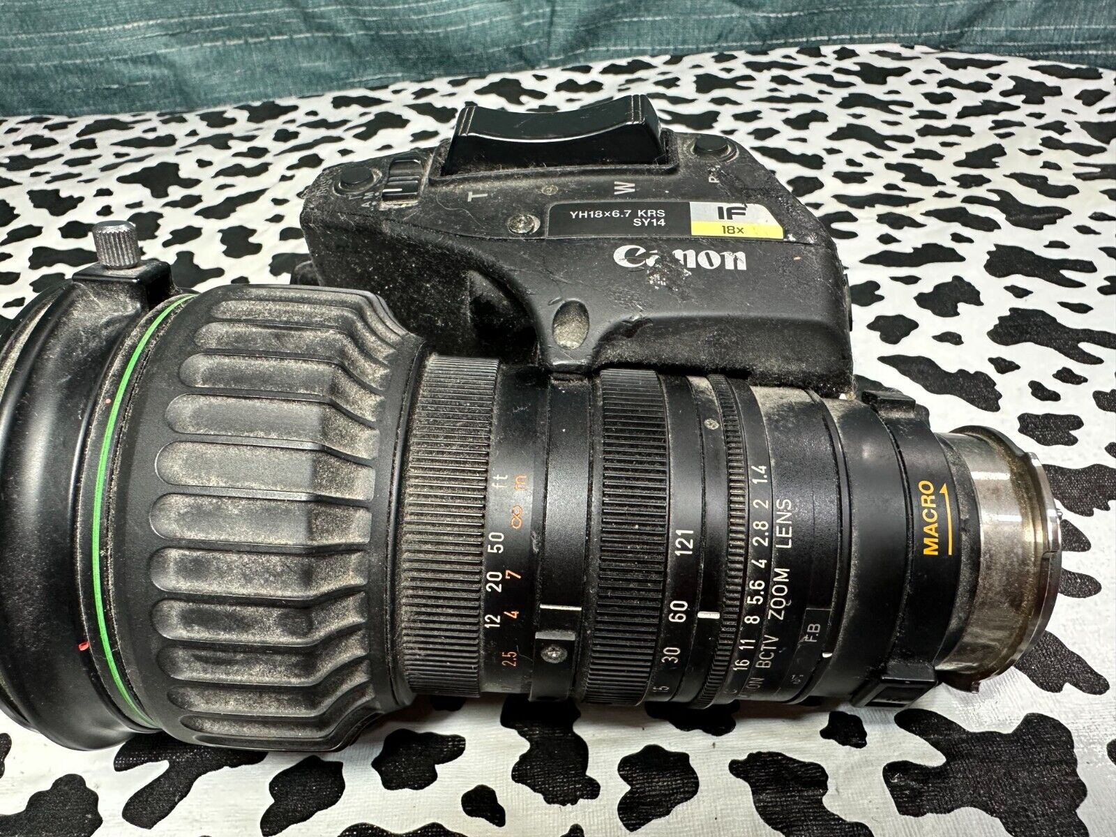 Canon YH18x6.7 KRS SY14 IF 18X Zoom Lens BCTV | eBay Canon YH18x6.7 KRS SY14 IF 18X Zoom Lens BCTV | eBay