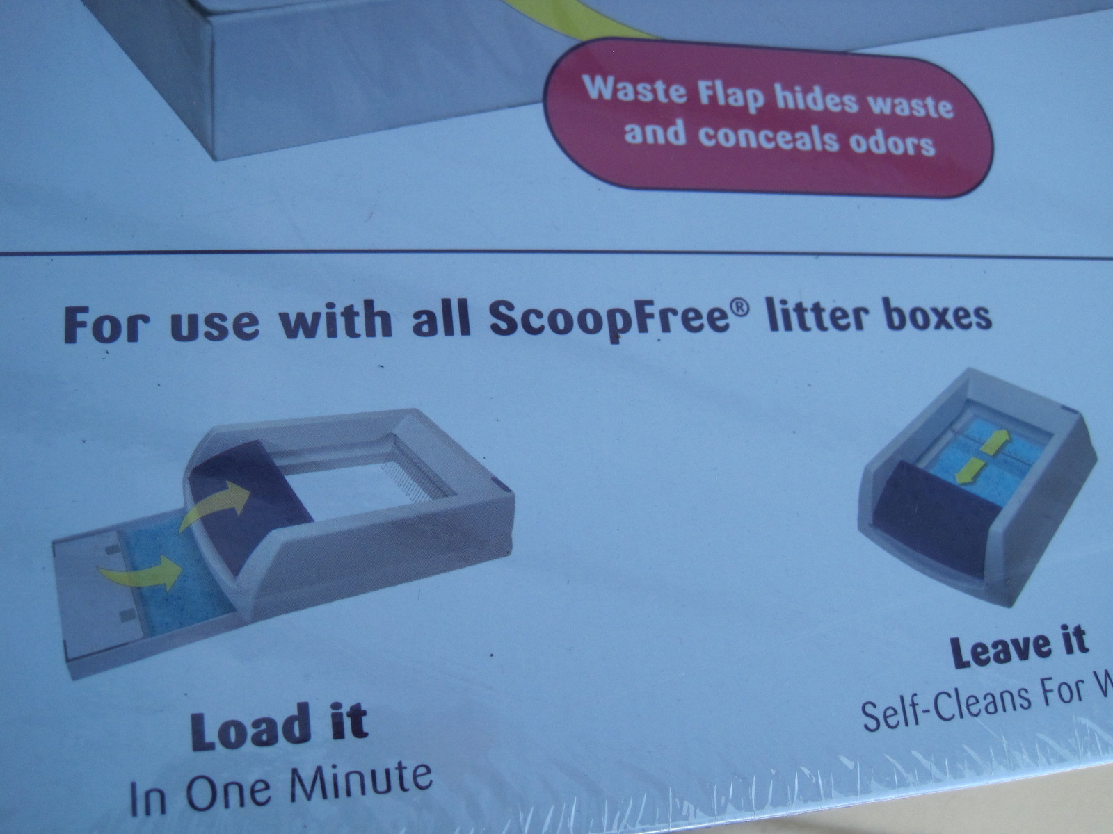 PetSafe ScoopFree Litter Box Disposable Crystal Litter Tray cartridge