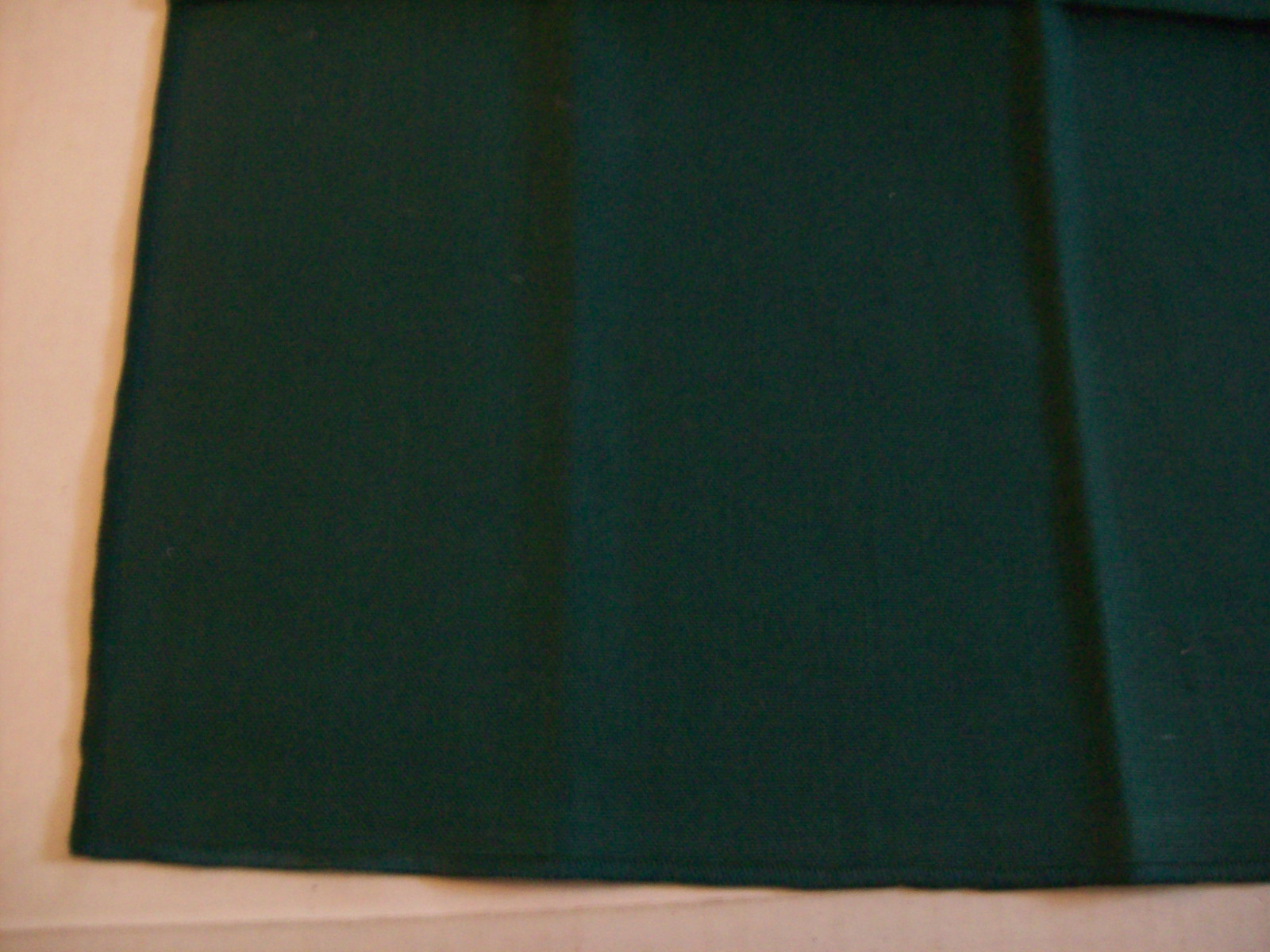 6 Hunter green dinner Napkins 16.5