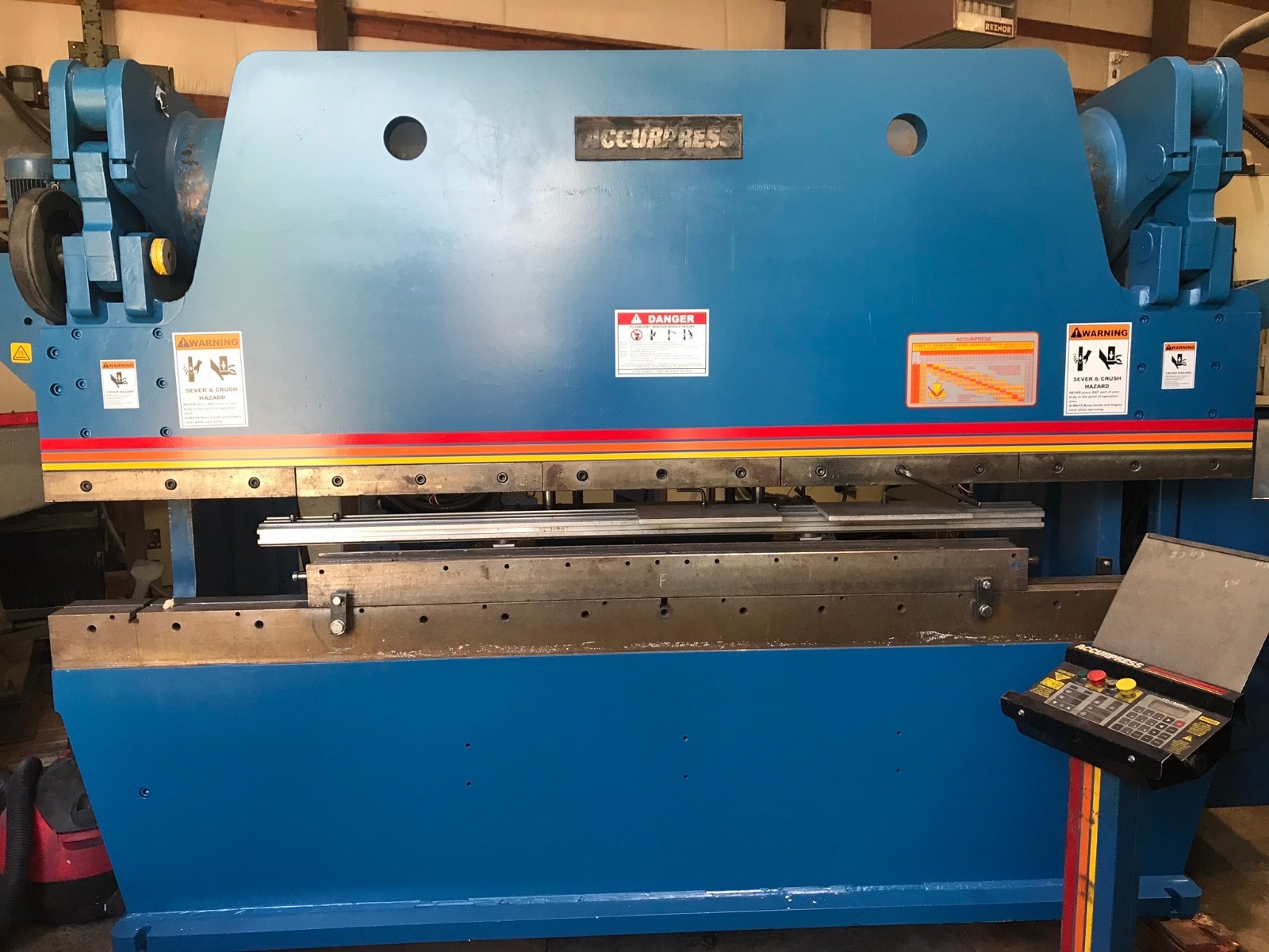 1998 Accurpress 3 Axis CNC Press Brake 175 Ton 10' with Tooling *Amada*