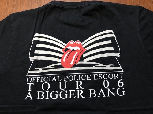 Vintage Rare Police Escort Rolling Stones A Bigger Bang Band
