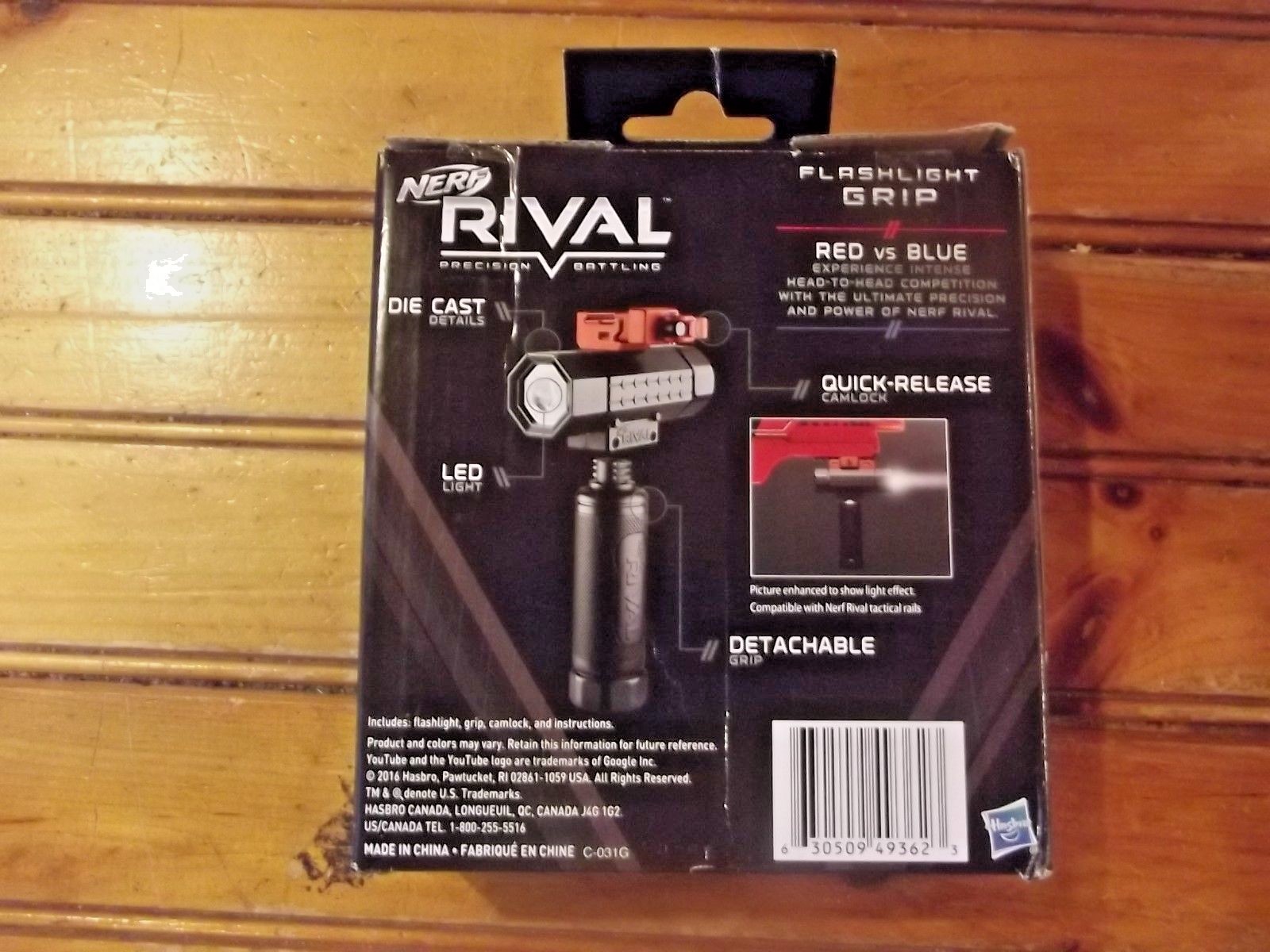 Hasbro Nerf Rival Tactical Flashlight Grip Attachment - New