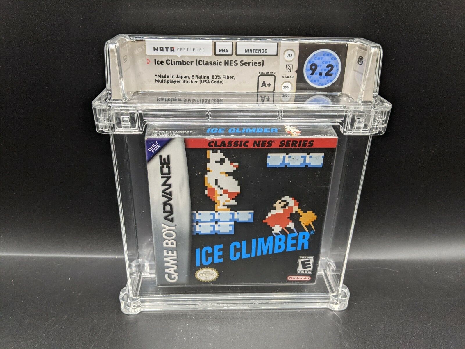 Ice Climber Classic NES Series GBA WATA 9.2 A+ FACTORY Ice Climber Classic NES Series GBA WATA 9.2 A+ FACTORY