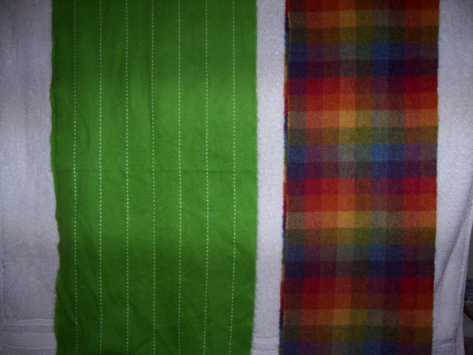 women's Ralph Lauren scarf from England & cashmere scarf from Germany 2-for-1
