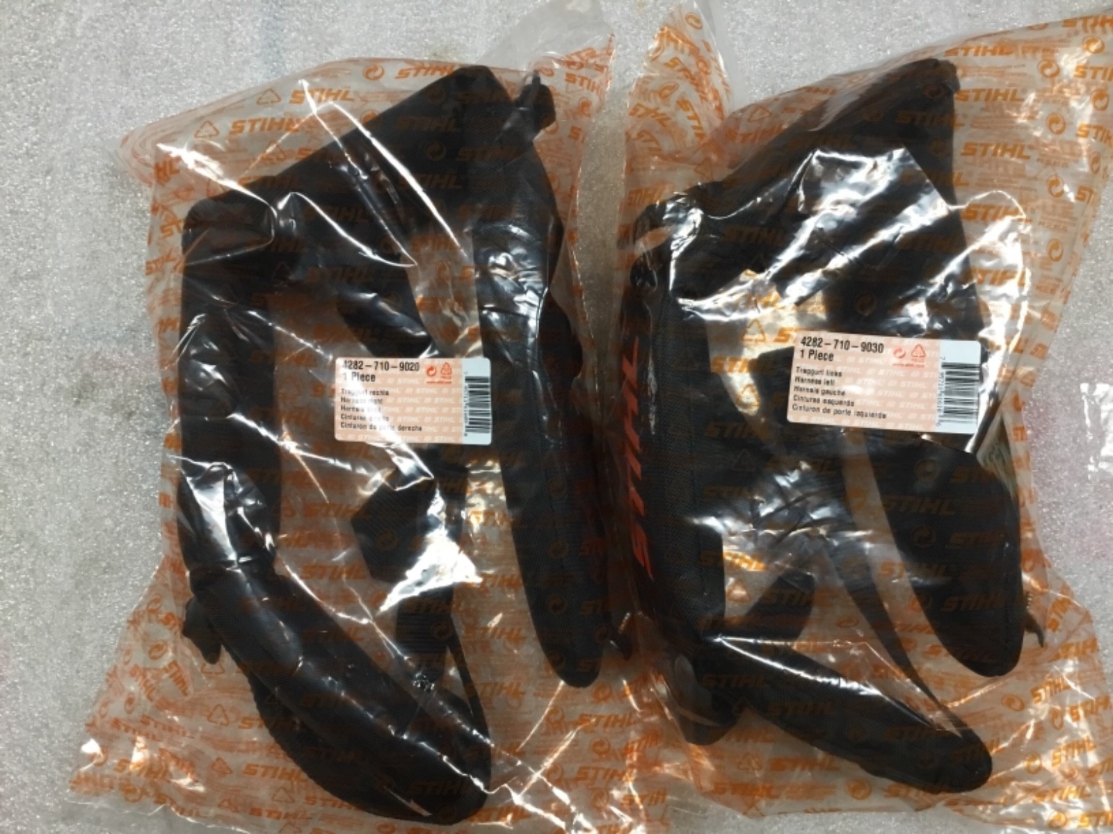 STIHL shoulder straps br600 br700 br500  left and  right strap harness NEW OEM  