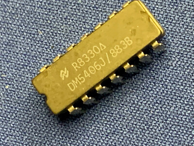 DM5406J/883B NSC 5406 14-Pin CERDIP RARE VINTAGE 1983 LAST ONE