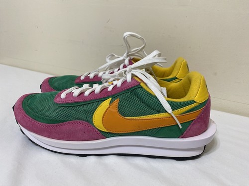 ナイキ　LDWAFFLE SACAI Nike LD Waffle sacai Undercover Black Bright Citron Men's