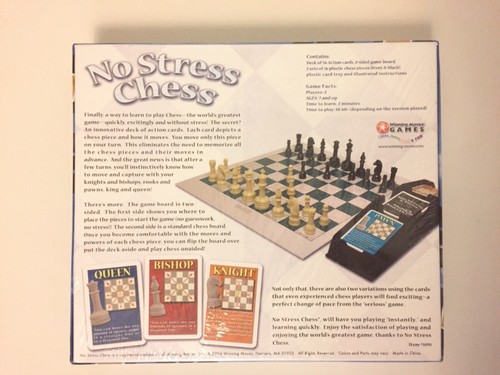 NIB Winning Moves Games No Stress Chess