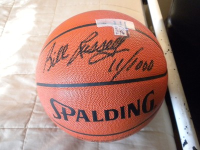 Bill Russell Autographed Basketball w Certificate of Authenticity