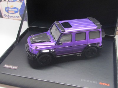 ALMOST REAL - BRABUS G800 WIDESTAR - CANDY PURPLE - 1:43 SCALE RESIN MODEL CAR