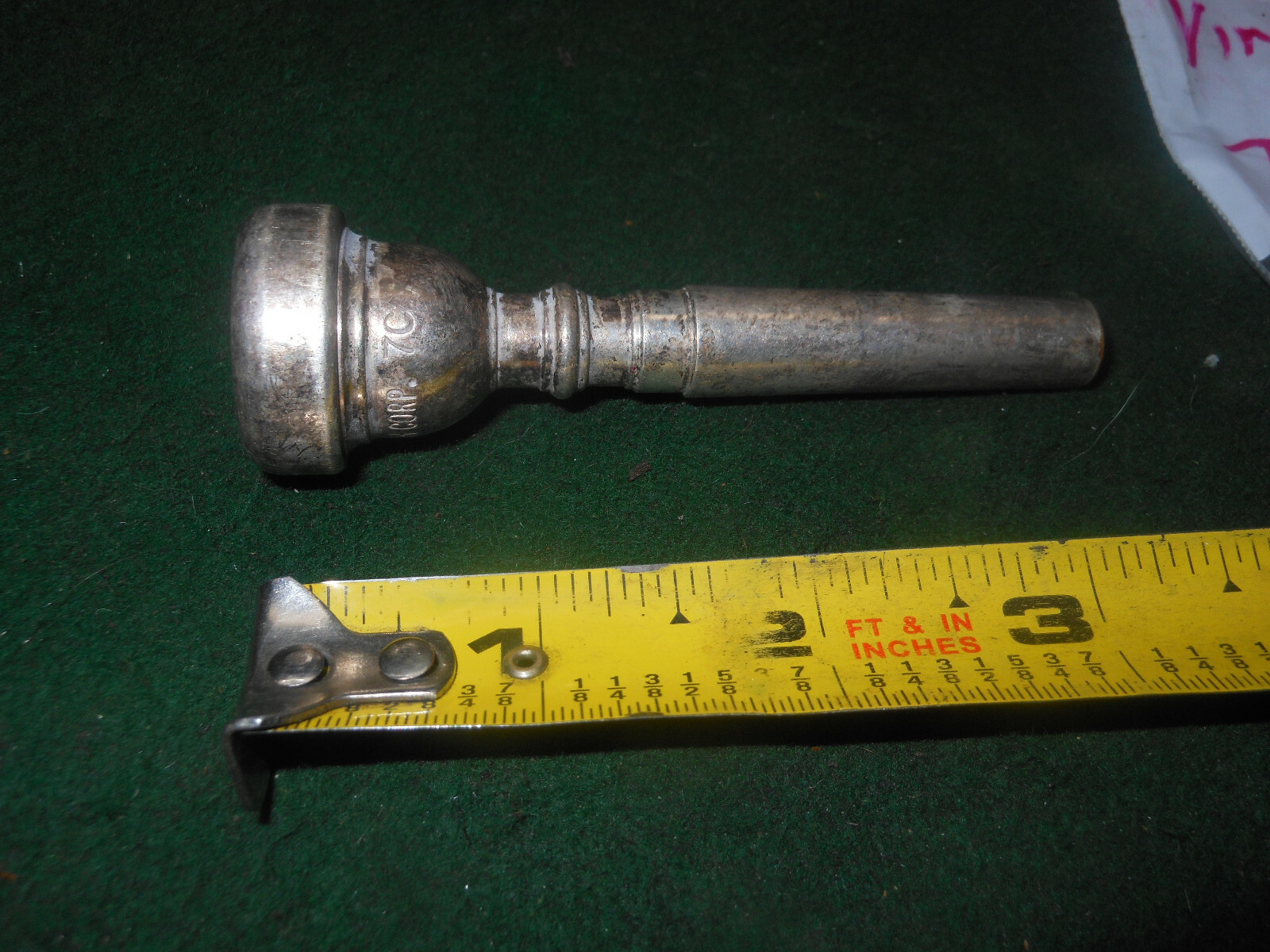 ■ 旧刻印BACH CORP. 7C Vintage VINCENT BACH CORP 7 (no letter) Trumpet Mouthpiece