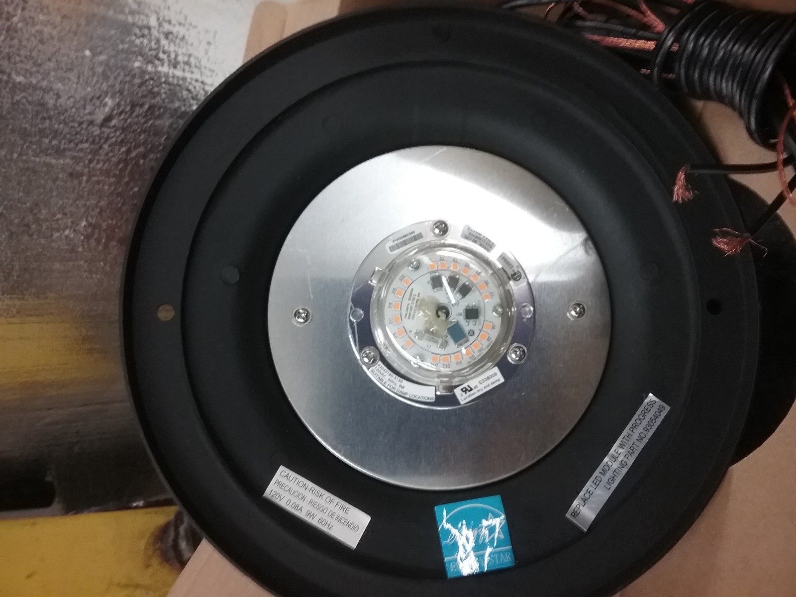 Progress Lighting Westport Collection 1-Light Outdoor Black LED Hanging Lantern