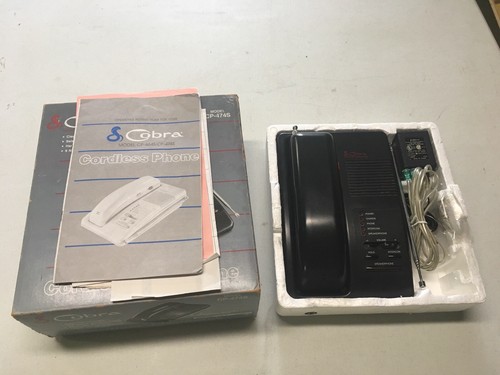 Cobra Model CP-474S Cordless Telephone Vintage