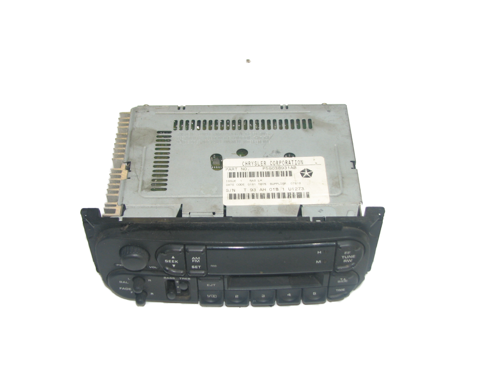 Jeep Grand Cherokee WJ 01-02 Cassette AM FM Radio 56038931