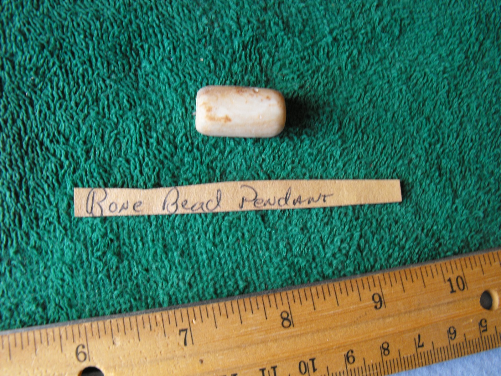 Bone bead pendent arrowhead collection,Indian artifact  # 67