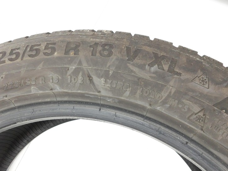 Audi A6 C7 4G 10-14 2x Reifen Winterreifen Continental 225/55R18  VXL 6.2-6.8mm  - Bild 7