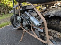 coleman mini bike custom