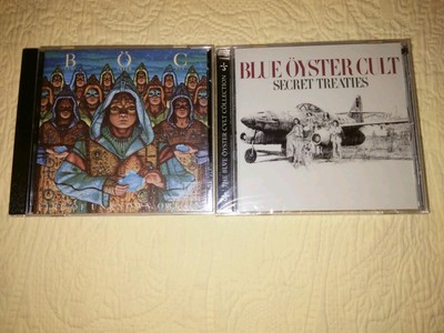 Lot of 2 BLUE OYSTER CULT Cds: Secret Treaties & Fire of Unknown Origin -NM to M
