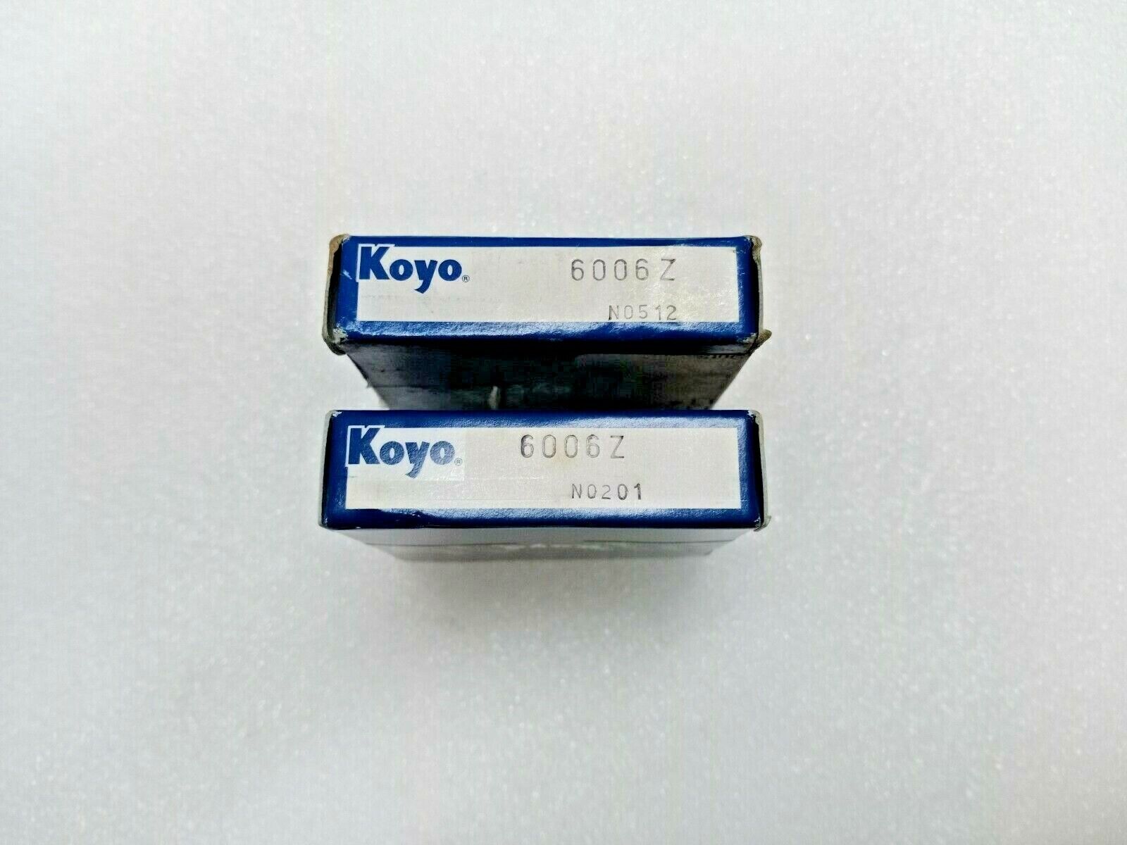 6006 Z Single Row Ball Bearing NEW KOYO JAPAN SIGANL SIDE Z 6006 Z Single Row Ball Bearing NEW KOYO JAPAN SIGANL SIDE Z