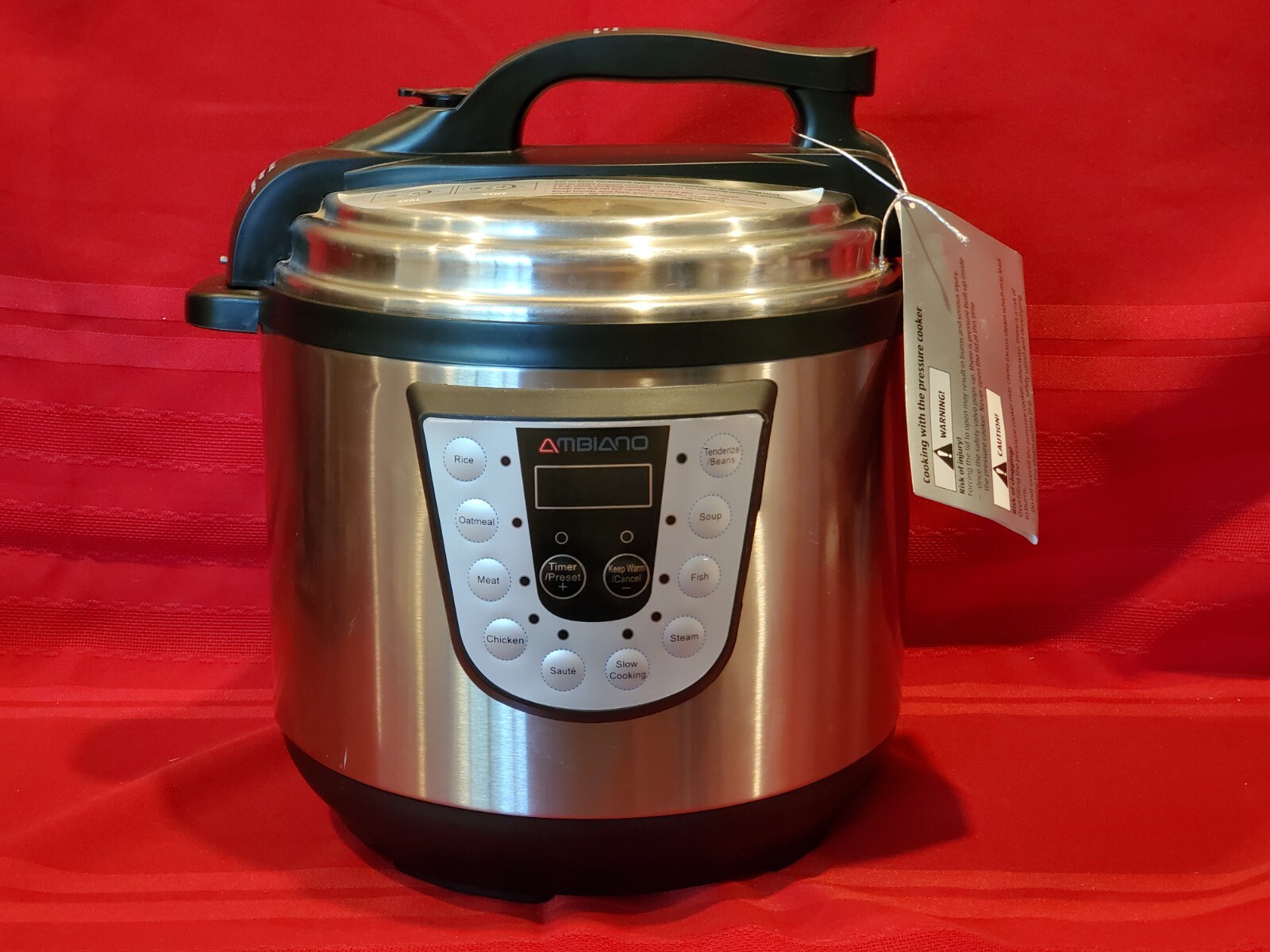 Ambiano 6 In 1 Programmable Pressure Cooker
