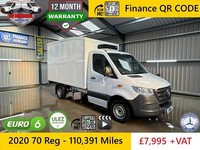 2020 70 Reg Mercedes Benz Sprinter Eu6 315 CDI Progressive MWB Fridge RWD + VAT