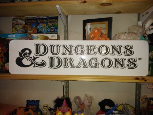 Dungeons and Dragons Sign, D&D 24"x6" Display. Role Playing game, RPG!