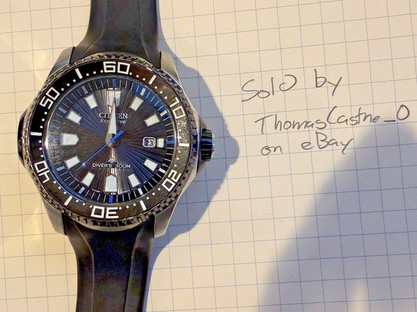 d*o様 美品 CITIZEN Eco-Drive ダイバーズウォッチ 200m シチズン プロマスターの定番ダイバーズウォッチ「エコ