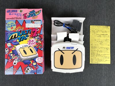 Bomberman Super Multitap 2 - SFC - New - Very Good - Hudson Soft - SAFE SHIP!