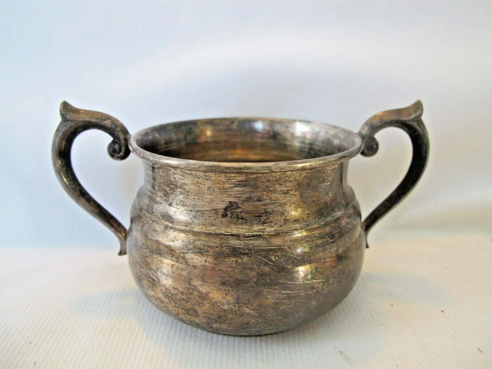 Antique Gorham Sterling Silver Small Bowl Cup w/ Handles 5 x 2