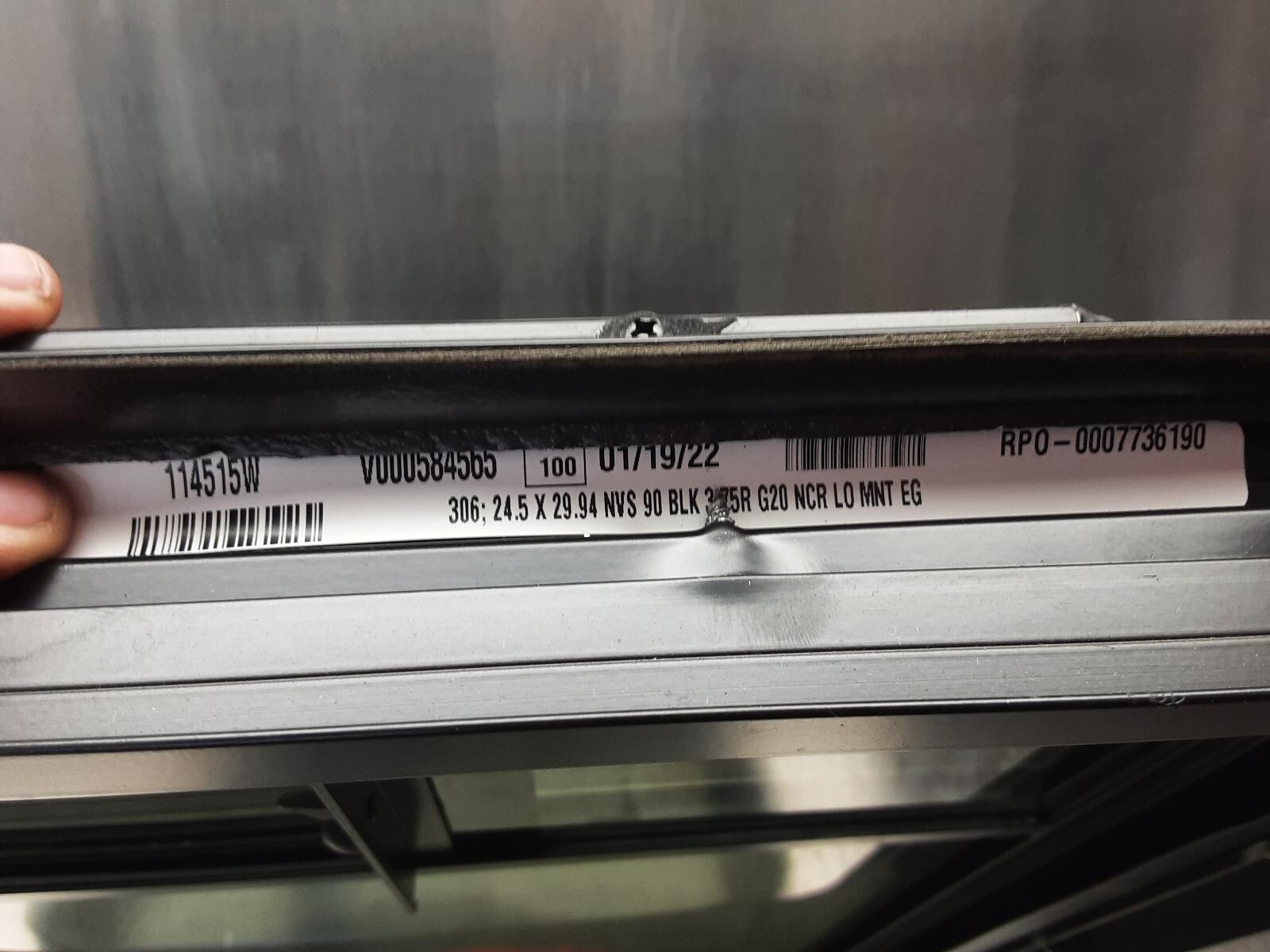 Kinro Egress Dual TT Face Latch 24.5" x 29.94" Window w/ Handles 114515