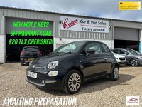 2016 Fiat 500 1.2 Lounge 3dr HATCHBACK Petrol Manual