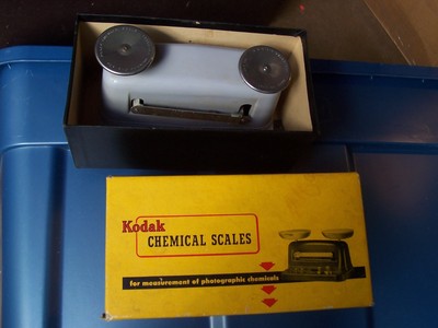 vintage  kodak chemical scales