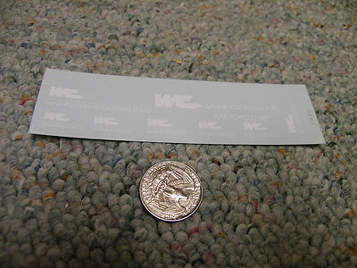 Herald King decals HO Washington County Railroad  white   XX315