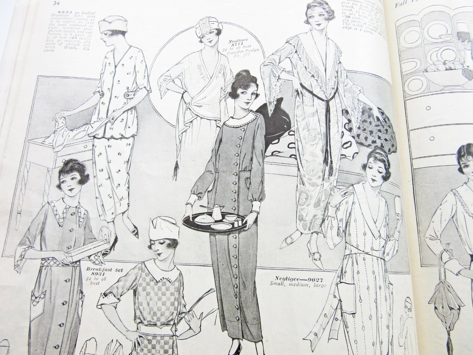 1919 McCall Quarterly Book of Fashions Sewing Pattern Catalog 1910s 1920s Vtg